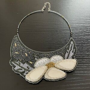 Beaded Bib Necklace